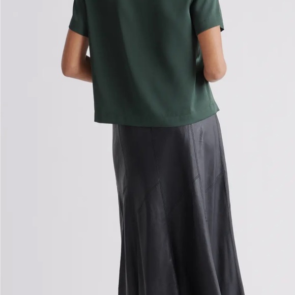 Quince Silk Short Sleeve Blouse - Picture 2 of 5